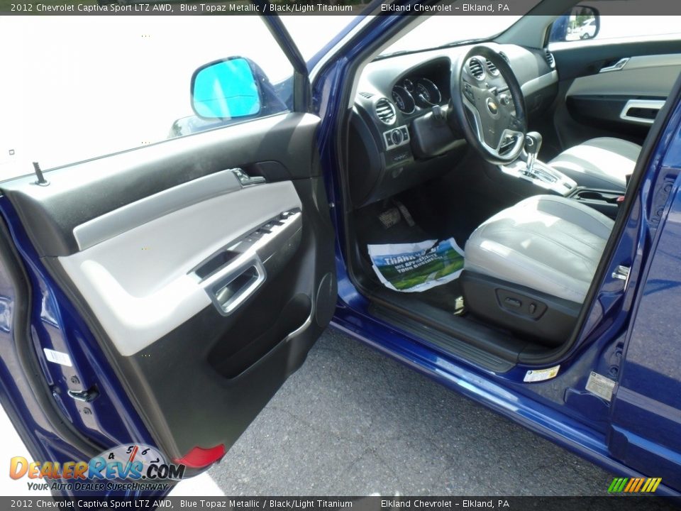 2012 Chevrolet Captiva Sport LTZ AWD Blue Topaz Metallic / Black/Light Titanium Photo #12
