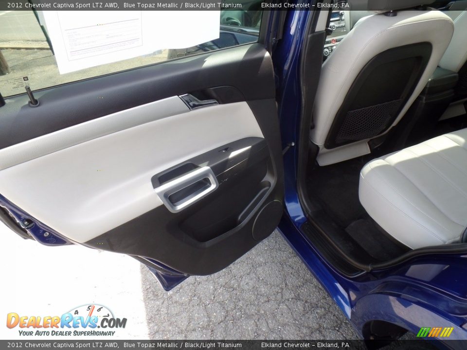 2012 Chevrolet Captiva Sport LTZ AWD Blue Topaz Metallic / Black/Light Titanium Photo #30
