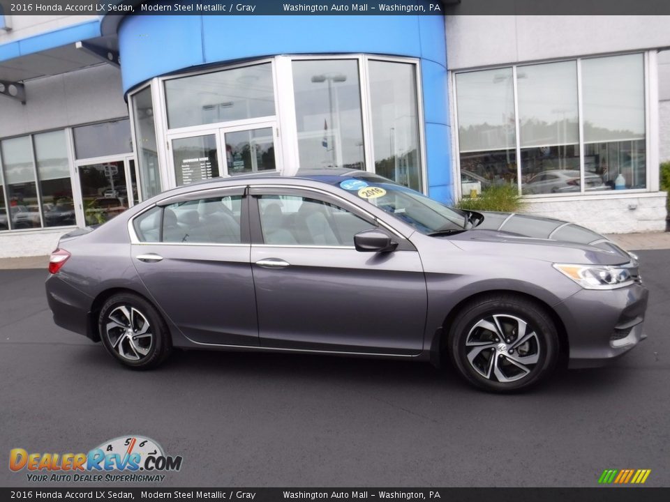 2016 Honda Accord LX Sedan Modern Steel Metallic / Gray Photo #2
