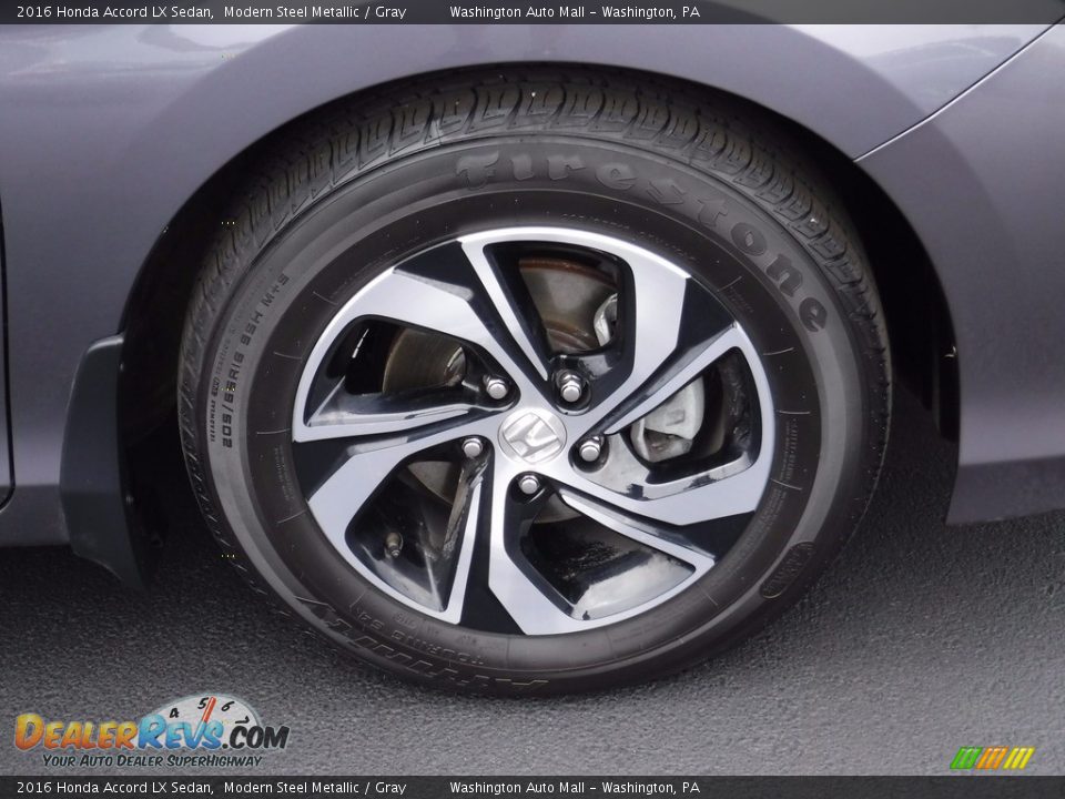 2016 Honda Accord LX Sedan Modern Steel Metallic / Gray Photo #3