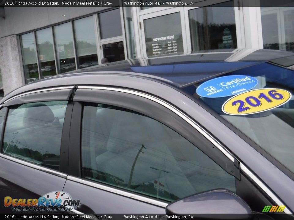 2016 Honda Accord LX Sedan Modern Steel Metallic / Gray Photo #4