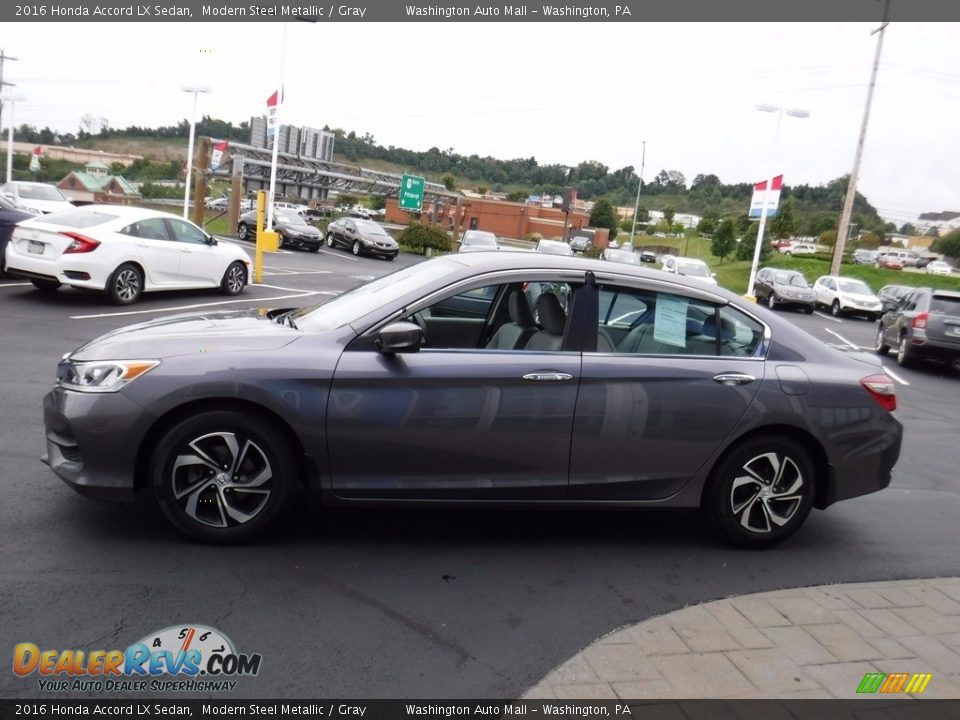 2016 Honda Accord LX Sedan Modern Steel Metallic / Gray Photo #7