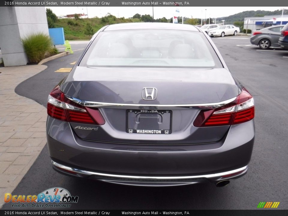 2016 Honda Accord LX Sedan Modern Steel Metallic / Gray Photo #9