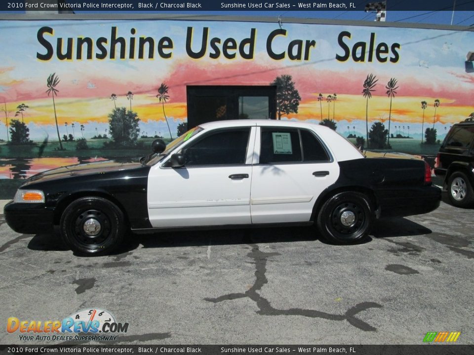 2010 Ford Crown Victoria Police Interceptor Black / Charcoal Black Photo #3