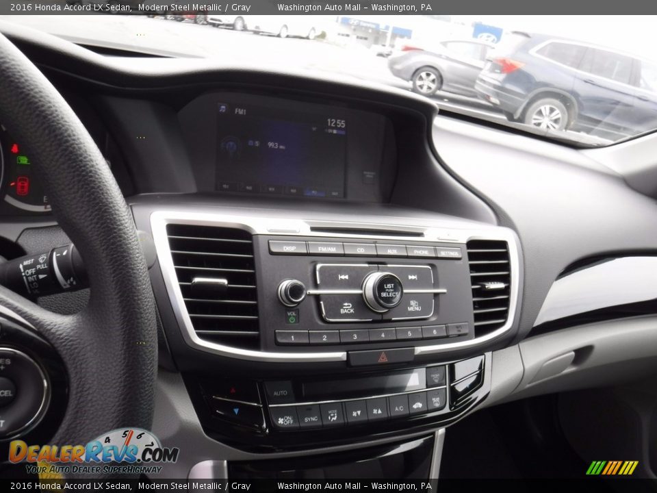 2016 Honda Accord LX Sedan Modern Steel Metallic / Gray Photo #16