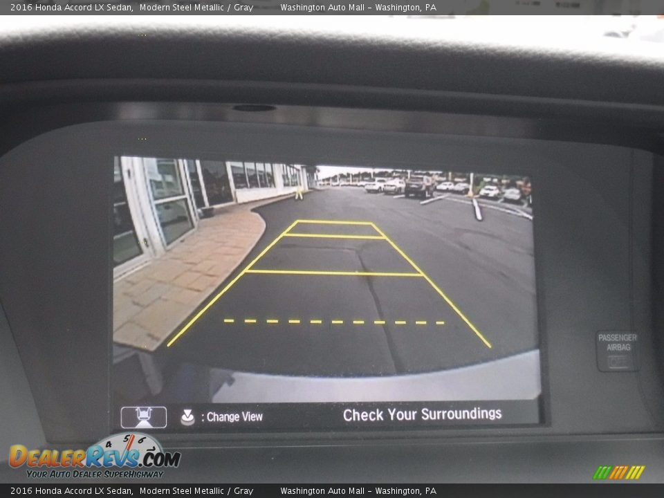 2016 Honda Accord LX Sedan Modern Steel Metallic / Gray Photo #17