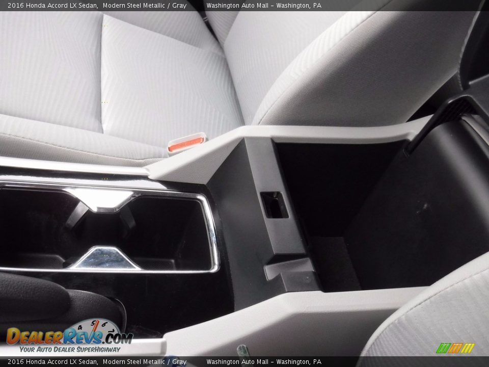 2016 Honda Accord LX Sedan Modern Steel Metallic / Gray Photo #19