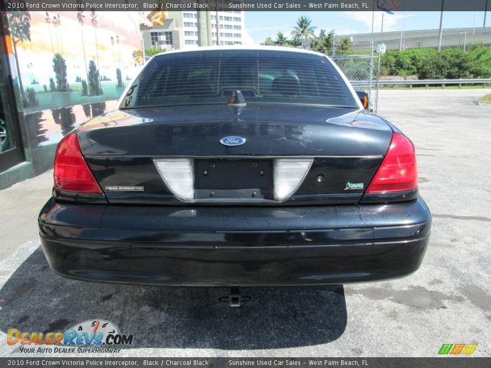 2010 Ford Crown Victoria Police Interceptor Black / Charcoal Black Photo #8