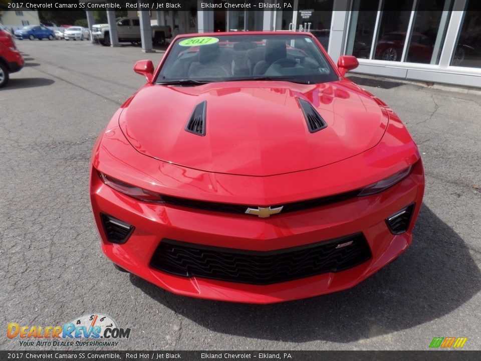 2017 Chevrolet Camaro SS Convertible Red Hot / Jet Black Photo #2