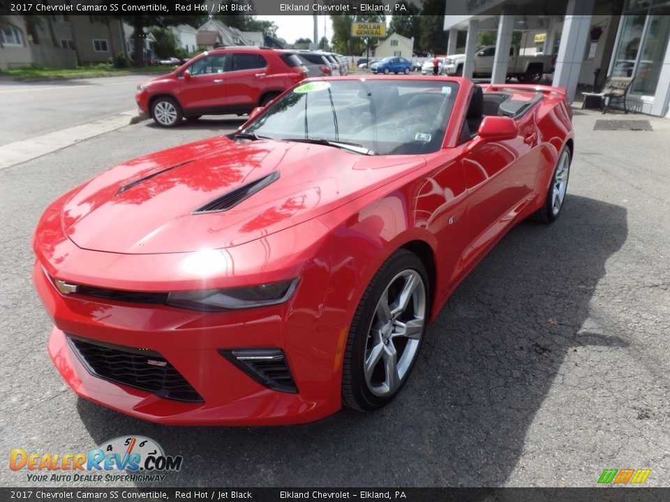 2017 Chevrolet Camaro SS Convertible Red Hot / Jet Black Photo #3