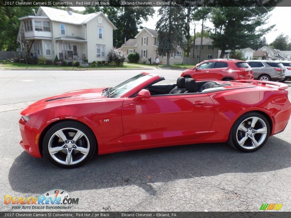 2017 Chevrolet Camaro SS Convertible Red Hot / Jet Black Photo #4