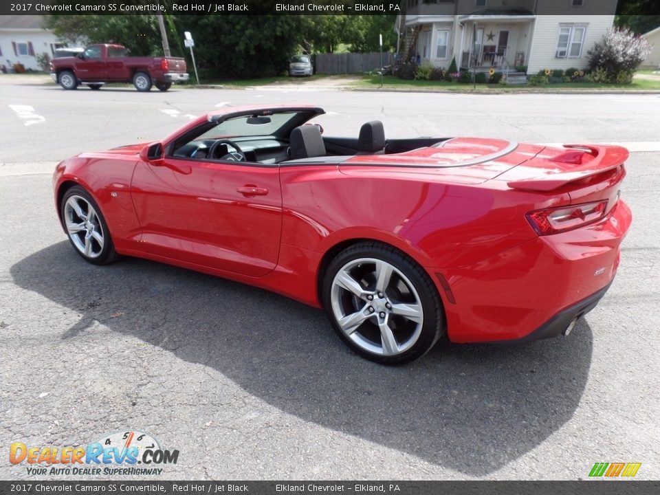 2017 Chevrolet Camaro SS Convertible Red Hot / Jet Black Photo #5