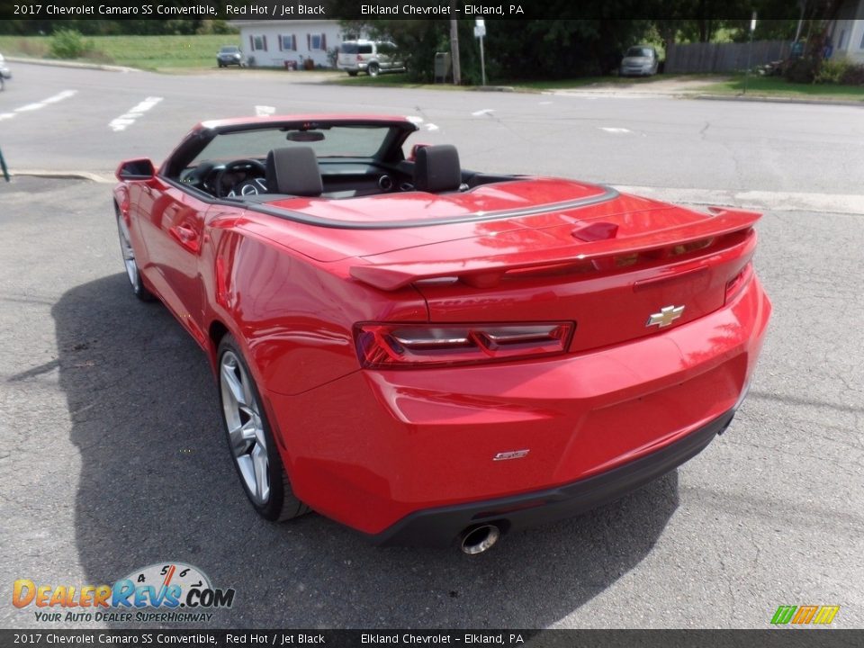 2017 Chevrolet Camaro SS Convertible Red Hot / Jet Black Photo #6