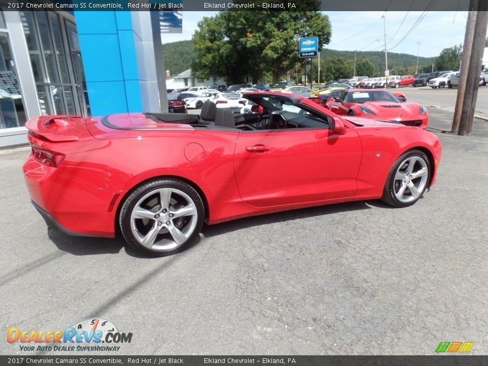 2017 Chevrolet Camaro SS Convertible Red Hot / Jet Black Photo #9