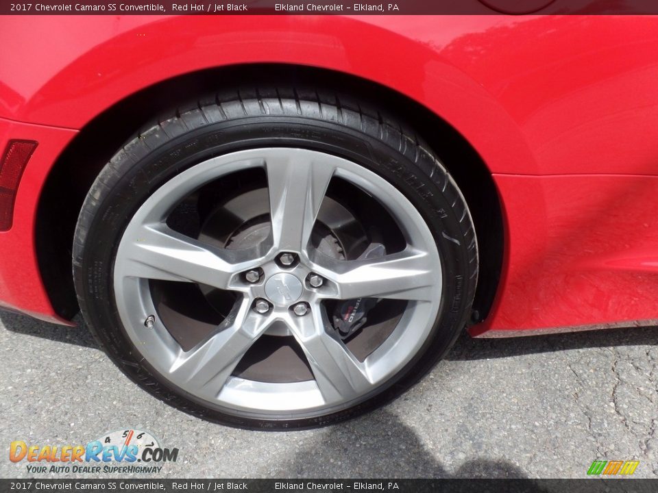 2017 Chevrolet Camaro SS Convertible Red Hot / Jet Black Photo #10