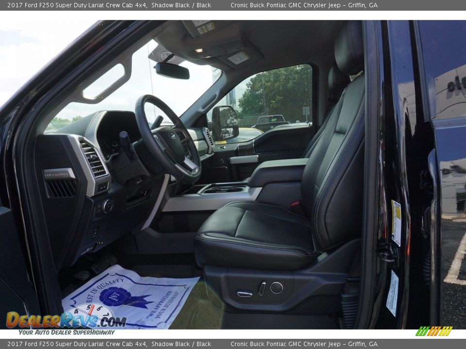 2017 Ford F250 Super Duty Lariat Crew Cab 4x4 Shadow Black / Black Photo #9