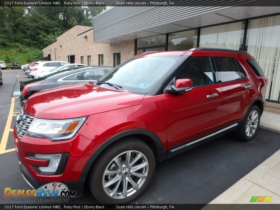 2017 Ford Explorer Limited 4WD Ruby Red / Ebony Black Photo #1