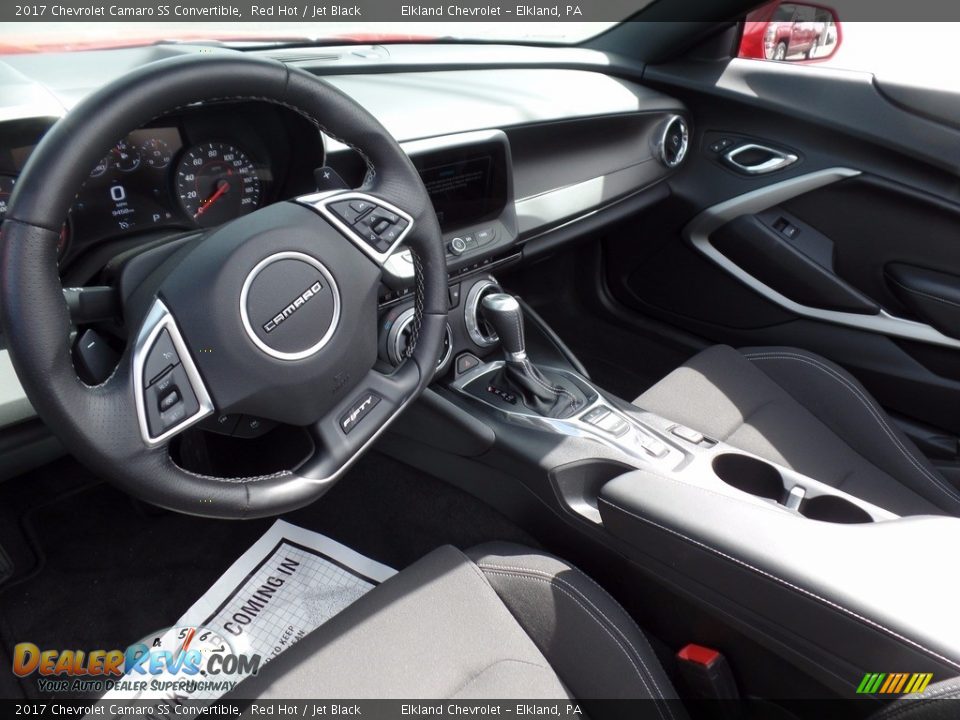 2017 Chevrolet Camaro SS Convertible Red Hot / Jet Black Photo #14