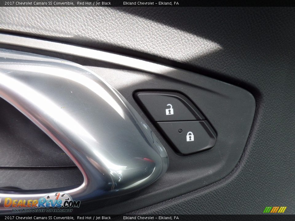 2017 Chevrolet Camaro SS Convertible Red Hot / Jet Black Photo #16
