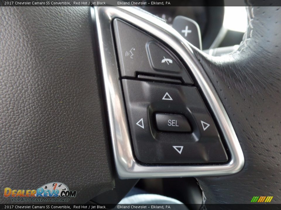 2017 Chevrolet Camaro SS Convertible Red Hot / Jet Black Photo #18