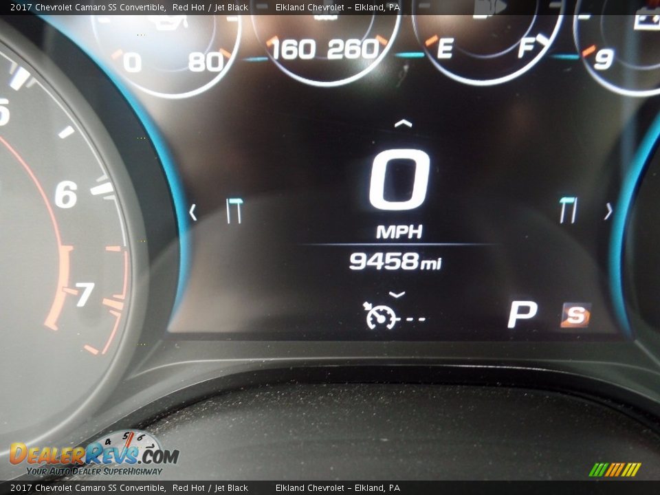 2017 Chevrolet Camaro SS Convertible Red Hot / Jet Black Photo #19