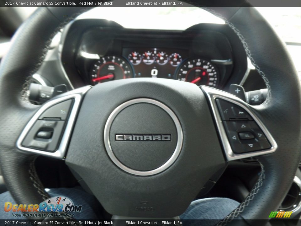 2017 Chevrolet Camaro SS Convertible Red Hot / Jet Black Photo #21
