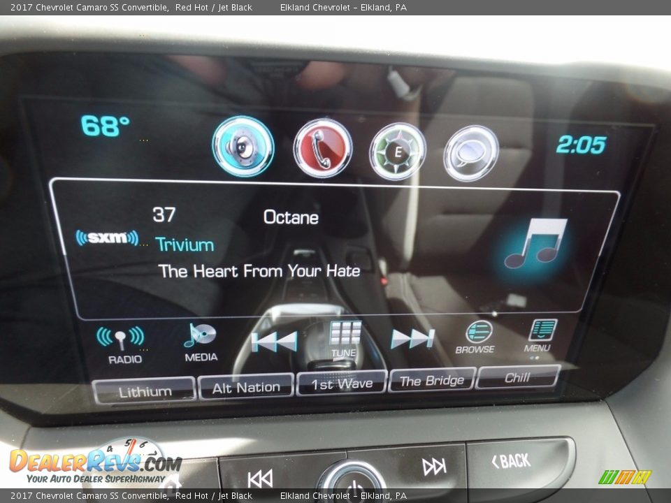 2017 Chevrolet Camaro SS Convertible Red Hot / Jet Black Photo #22
