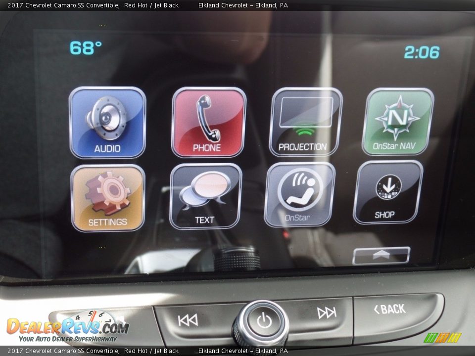 2017 Chevrolet Camaro SS Convertible Red Hot / Jet Black Photo #24