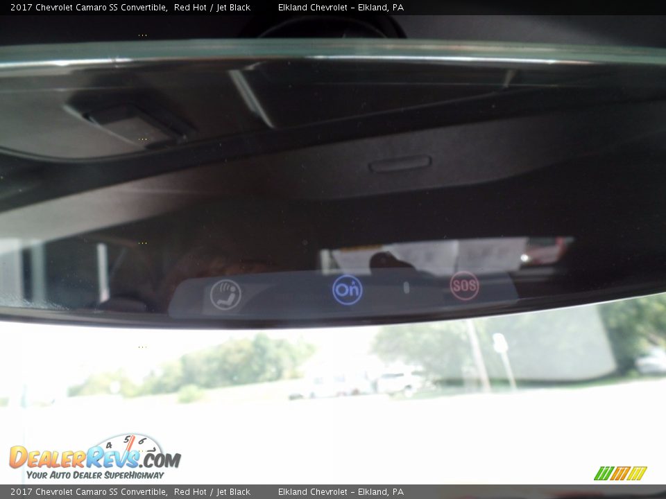 2017 Chevrolet Camaro SS Convertible Red Hot / Jet Black Photo #25