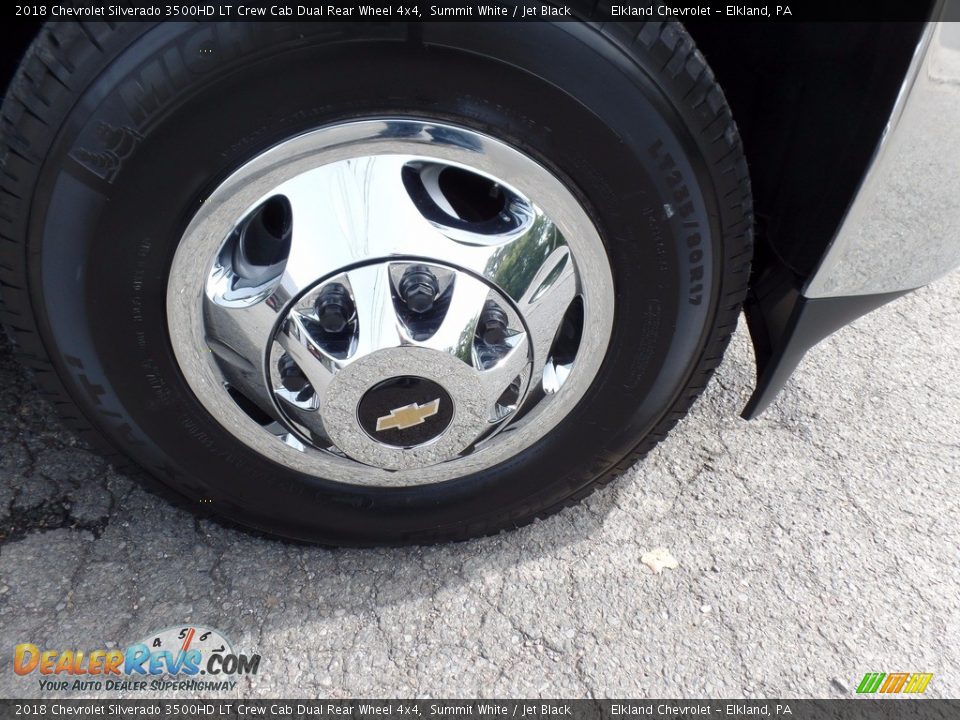 2018 Chevrolet Silverado 3500HD LT Crew Cab Dual Rear Wheel 4x4 Summit White / Jet Black Photo #11