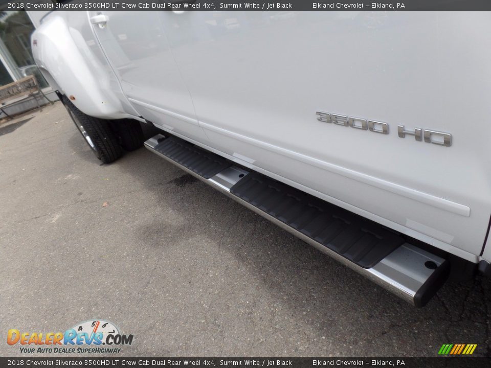 2018 Chevrolet Silverado 3500HD LT Crew Cab Dual Rear Wheel 4x4 Summit White / Jet Black Photo #12