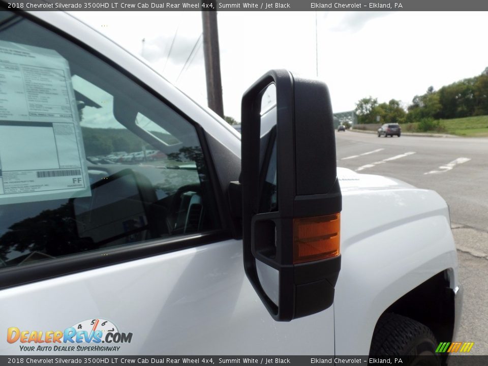 2018 Chevrolet Silverado 3500HD LT Crew Cab Dual Rear Wheel 4x4 Summit White / Jet Black Photo #13