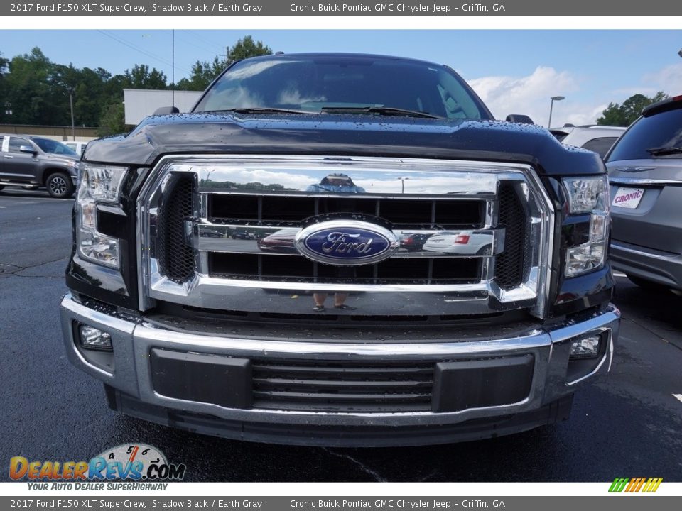 2017 Ford F150 XLT SuperCrew Shadow Black / Earth Gray Photo #2