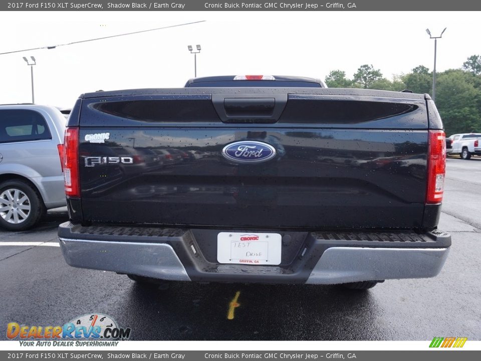 2017 Ford F150 XLT SuperCrew Shadow Black / Earth Gray Photo #4