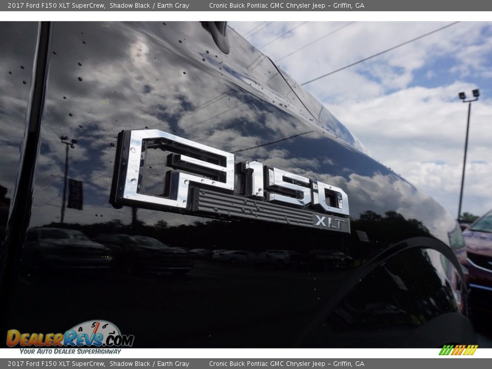 2017 Ford F150 XLT SuperCrew Shadow Black / Earth Gray Photo #6