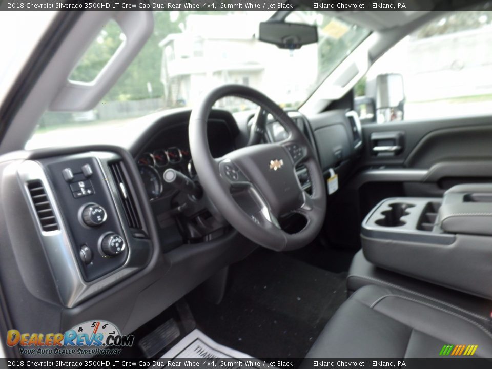 2018 Chevrolet Silverado 3500HD LT Crew Cab Dual Rear Wheel 4x4 Summit White / Jet Black Photo #23