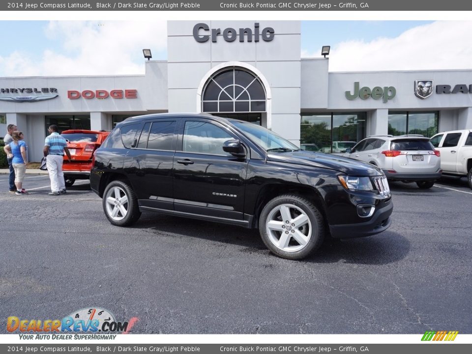 2014 Jeep Compass Latitude Black / Dark Slate Gray/Light Pebble Photo #1