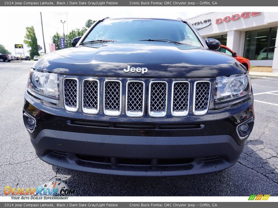 2014 Jeep Compass Latitude Black / Dark Slate Gray/Light Pebble Photo #2