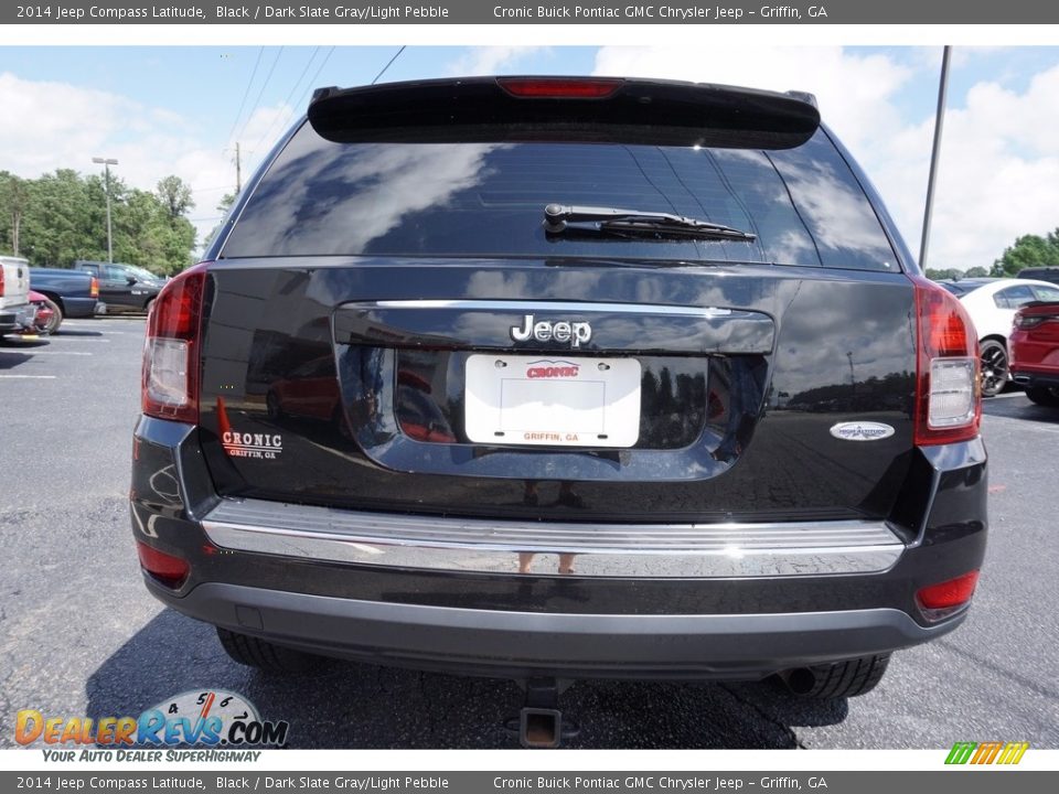 2014 Jeep Compass Latitude Black / Dark Slate Gray/Light Pebble Photo #6