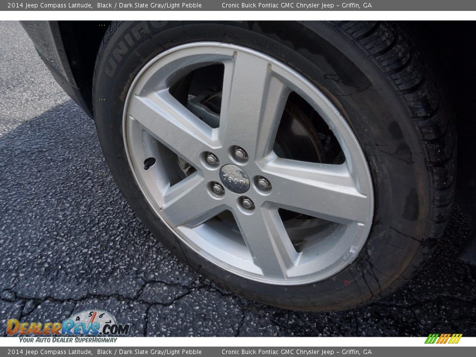 2014 Jeep Compass Latitude Black / Dark Slate Gray/Light Pebble Photo #13