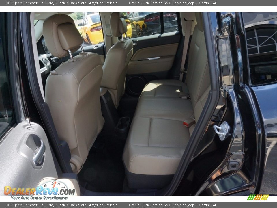 2014 Jeep Compass Latitude Black / Dark Slate Gray/Light Pebble Photo #14