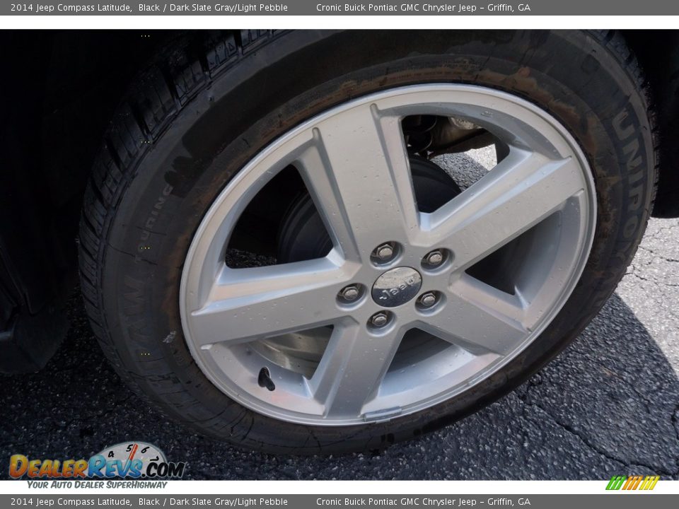 2014 Jeep Compass Latitude Black / Dark Slate Gray/Light Pebble Photo #15