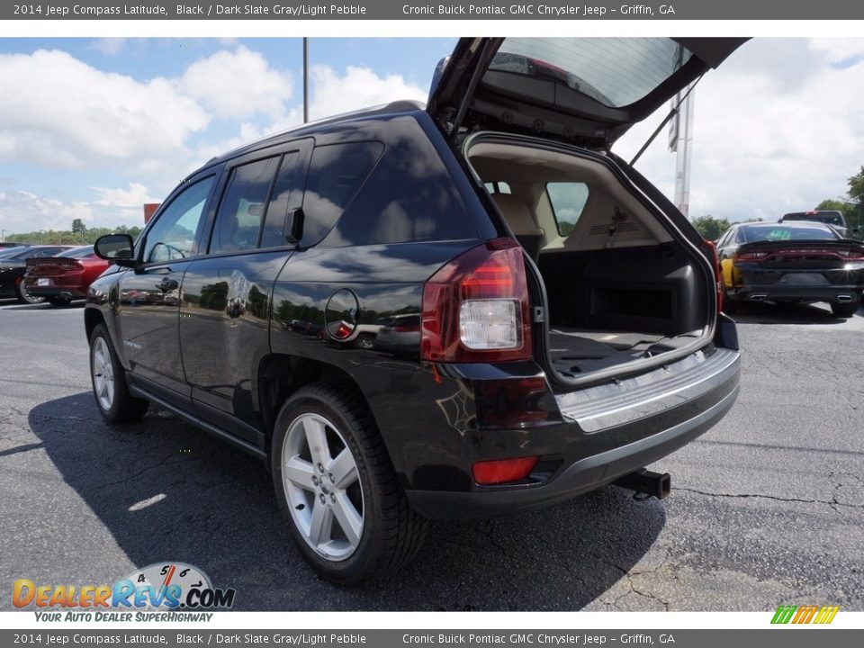 2014 Jeep Compass Latitude Black / Dark Slate Gray/Light Pebble Photo #16