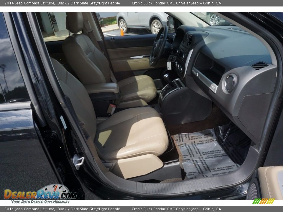 2014 Jeep Compass Latitude Black / Dark Slate Gray/Light Pebble Photo #20