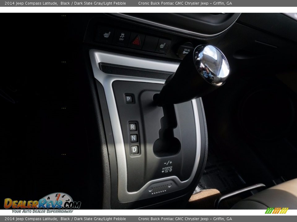 2014 Jeep Compass Latitude Black / Dark Slate Gray/Light Pebble Photo #25