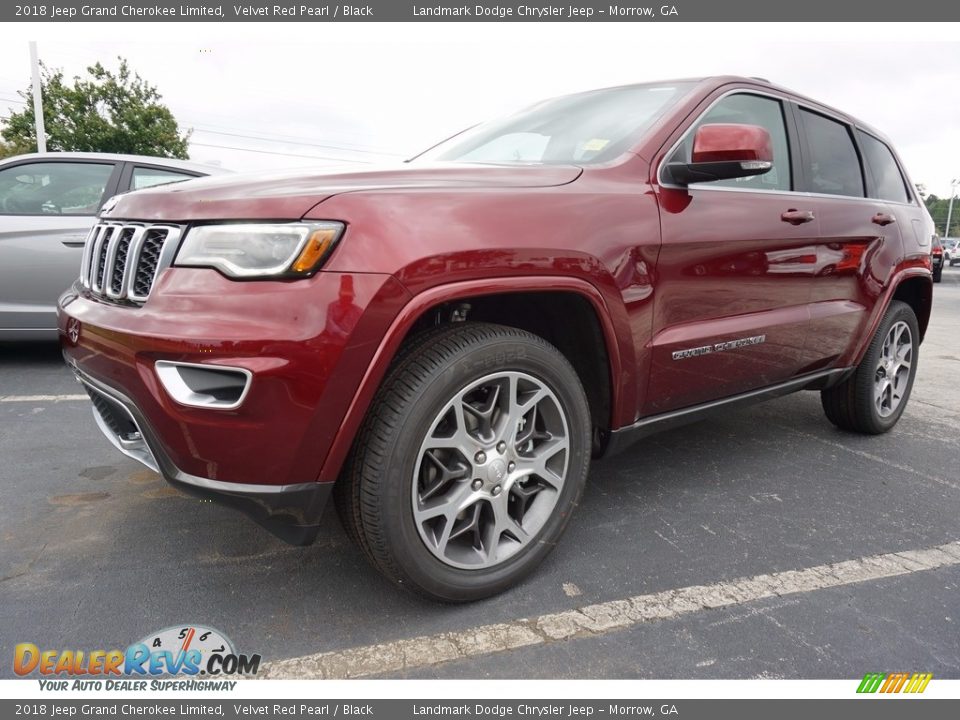 2018 Jeep Grand Cherokee Limited Velvet Red Pearl / Black Photo #1