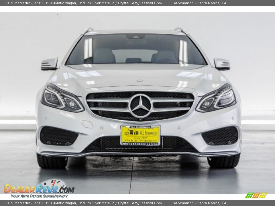 2015 Mercedes-Benz E 350 4Matic Wagon Iridium Silver Metallic / Crystal Grey/Seashell Grey Photo #2