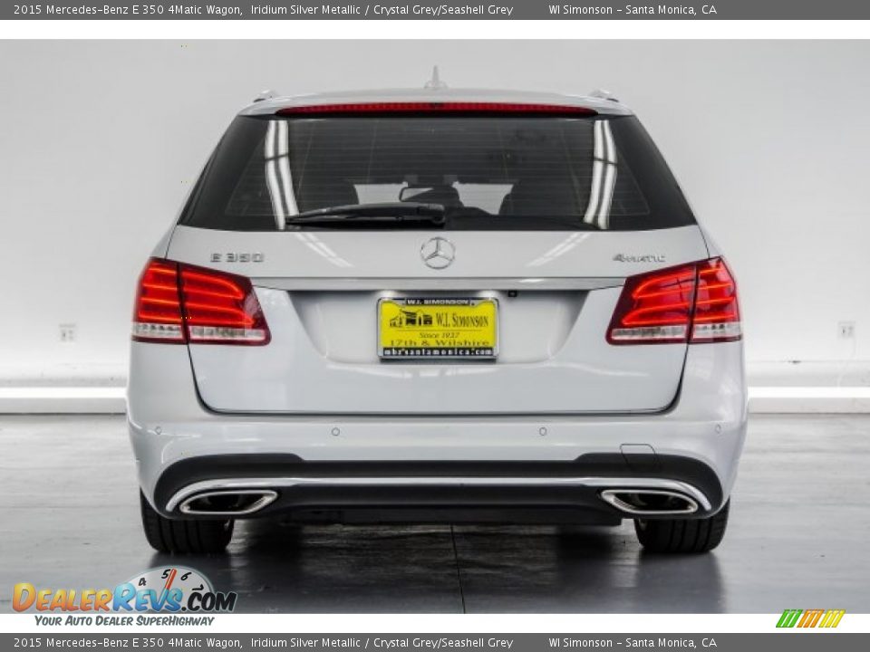2015 Mercedes-Benz E 350 4Matic Wagon Iridium Silver Metallic / Crystal Grey/Seashell Grey Photo #3