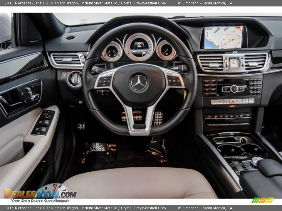 2015 Mercedes-Benz E 350 4Matic Wagon Iridium Silver Metallic / Crystal Grey/Seashell Grey Photo #4