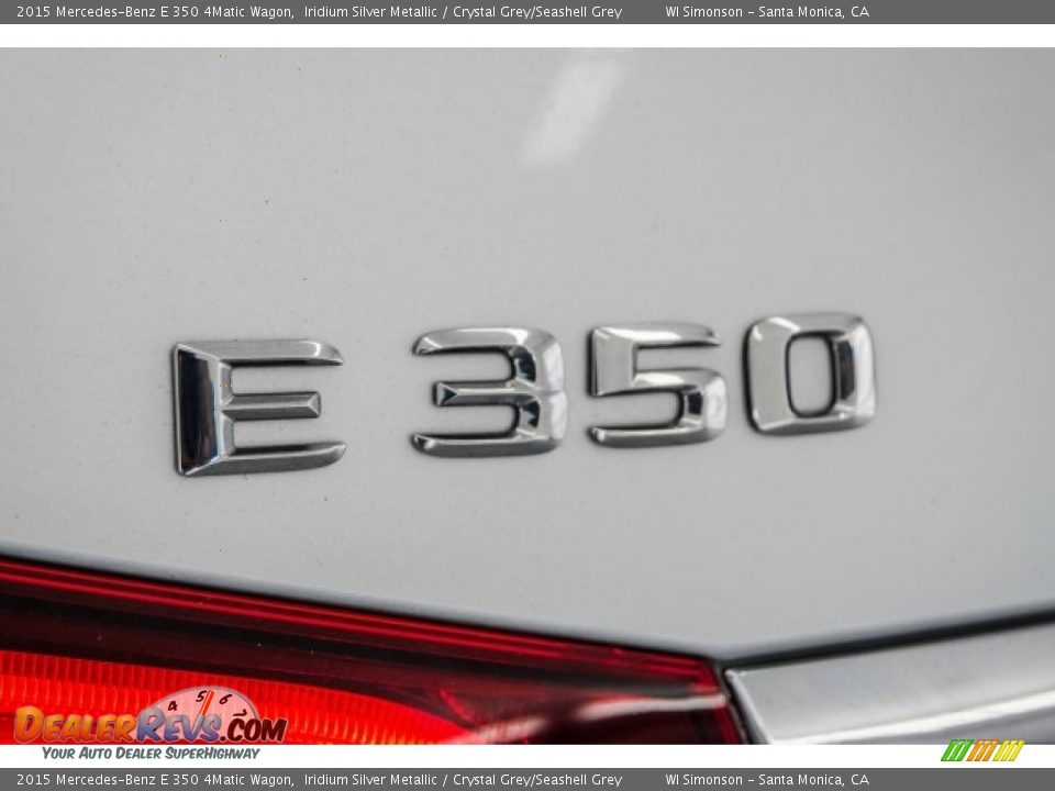 2015 Mercedes-Benz E 350 4Matic Wagon Iridium Silver Metallic / Crystal Grey/Seashell Grey Photo #7